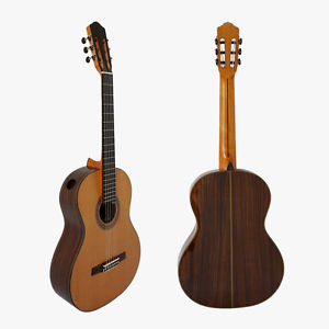 All Solid Classical Guitar Raised Fretboard and Single Port free case SC-093A