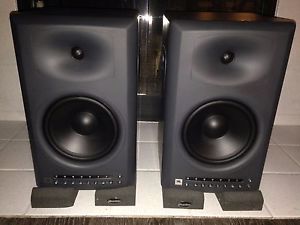 (PAIR) JBL LSR4328P With Original Accessories & MOPADS in EXCELLENT CONDITION