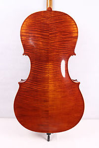HANDAMDE Top grade 4/4 Cello Bow+Bag+Case+Bridge-Flamed 4/4 CELLO FREE SHIPPING