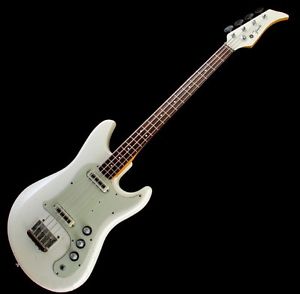 1966 Vintage YAMAHA SB-2 '66 Pearl White Made in Japan Bass 4 String w/Soft Case