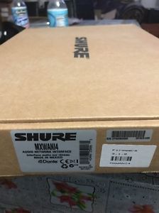 Shure MXWANI4 4channel Audio Net