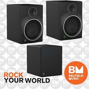 2 x Mackie MR5 MK3 Monitors + MR10 Studio Sub Package - BNIB - Belfield Music