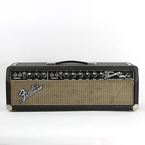 Vintage 1967 Fender Dual Showman Blackface 85 Watt Head!