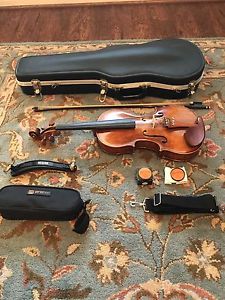 Beautiful Lisle Viola w/ Bow & Case with Extras!  See Photos + Free Shipping