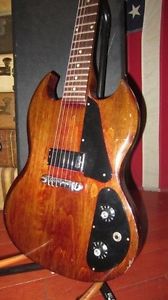 Vintage Circa 1972 Gibson SG 1 Cherry Red With Nice Hard Case Mini Humbucker