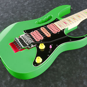 Ibanez JEM777-LG Steve Vai Signature Sign Electric Guitar Green Red