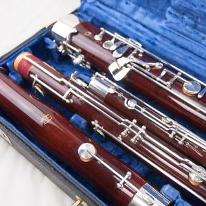 Beautiful Fox Renard Artist Model 220 Wood Bassoon, Recent Production, High D+E