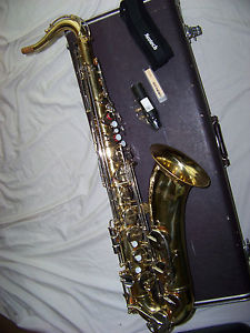 YAMAHA YTS-23 TENOR SAXOPHONE w.NEW Mpiece, N.strap & reed -VERY GOOD CONDITION!
