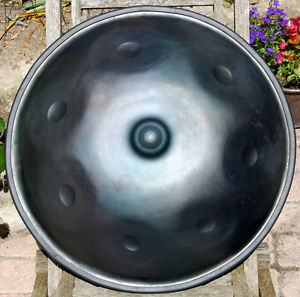 Handpan Totem music  ,Mi mineur in A ,7 notes