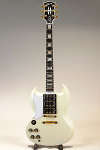 Gibson Custom Shop SG Custom Reissue Classic White New Lefty w/ Hard case