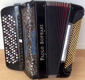 Paolo Soprani Super Organ  B-System, 6-Row, Tone Chamber Accordion, Excellent