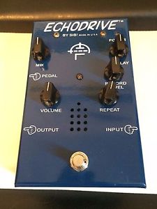 SIB Electronics Echodrive Delay Blue 230V version EU BBD tube analog pedal