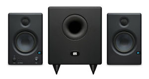 Presonus Eris E4.5 & Temblor T8 Completo Studio Sistema Di Monitoraggio (NUOVA)