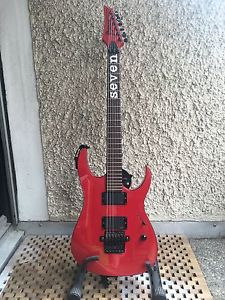 Ibanez MTM 1 SEVEN Red with EMG 85 and 60 Pickups Korea 1 Generation