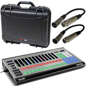 Martin M-Play Plug and Play DMX Lighting Control Surface with Waterproof Case