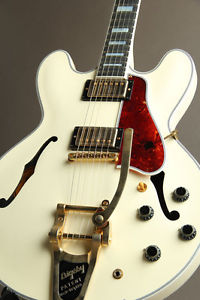 Gibson Memphis Memphis ES-355 w / Bigsby VOS Classic White New  w/ Hard case