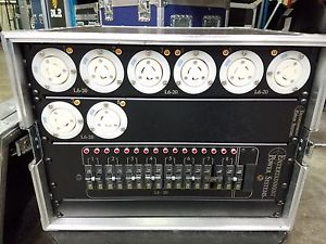 Used EPS Stage Lighting Power Distro in Rolling Road Case - Very Good Condition