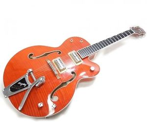 Gretsch G6120-BSNV-LOR guitar w/Hard case/456