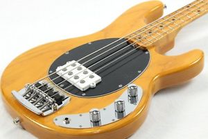 MUSIC MAN: Electric Bass Classic Sting Ray BIRDSEYE Neck Natural USED