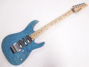 SCHECTER NV-3-24-AL Aqua Blue Maple Free Shipping From Japan #F8