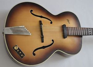 Hofner Senator 1959 Original Selmer Era Archtop Germany Great Player Low Action