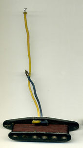 1966 / 67 Fender Stratocaster pickups black / grey bobbin mix