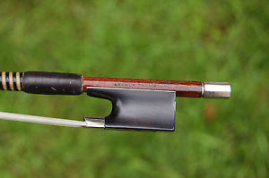 Violin bow from ARTHUR THOMÄ, sterling silver, certivicates.
