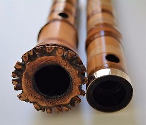 1.8 TOZAN JIARI SHAKUHACHI JAPANESE BAMBOO FLUTE MADE BY GYOKUSUI SENIOR!!