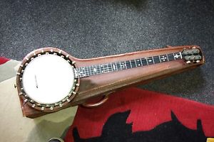 Windsor and Taylor Zither Banjo Circa 1900 including Hardcase
