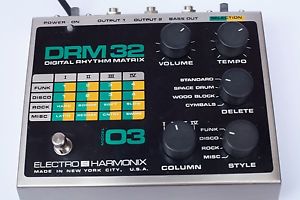 Electro-Harmonix DRM 32 Drum Machine with original box. NOS!  Rare. Vintage!