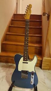 1962 Reissue CIJ Fender Telecaster Placid Blue, Double Binding w/ Fender Gig Bag