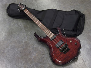 GrassRoots G-P-65A Aiji Signature Model Red Forest Type E-Guitar Free Shipping
