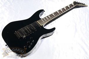 Fernandez STJ-120 Black Used Guitar w/Softcase Free Shipping from Japan #Rg5