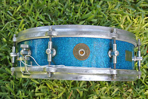 SUPER RARE 1953 GRETSCH 4X14 MAX ROACH SNARE DRUM with GLADSTONE LUGS! LOT #A171