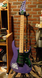 IBANEZ RG SERIES   THE JOKER  ELECTRIC GUITAR    PURPLE & GREEN      BATMAN