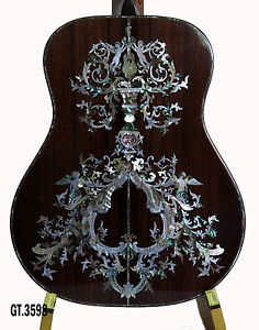 Floral Inlaid Handmade Solid Ind