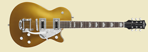 Gretsch Pro Jet Gold Bigsby G5438T  - Black Dot Music