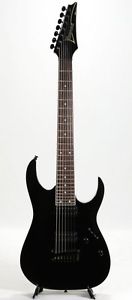 Ibanez RG7321 Black 7-string Soloist Made in 2010 Electric guitar E-guitar