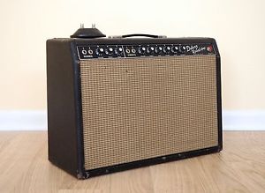 1964 Fender Deluxe Reverb Pre-CBS Vintage Tube Amplifier Blackface Jensen C12Q