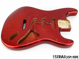 Fender Custom Shop Postmodern Journeyman Relic Stratocaster BODY Strat Candy Red