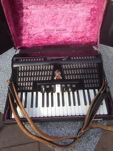 TOP! Scandalli  Accordion 120 Bässe Damen Arkkordeon Schmale Tasten