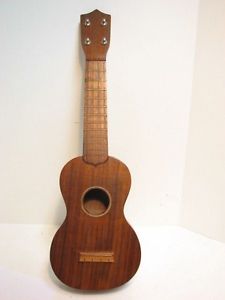 Vintage Sam F. Chang Uke Ukulele Honolulu Hawaii Koa
