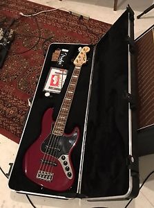 Fender 5-String American Deluxe Jazz Bass V Rosewood Transparent Ash