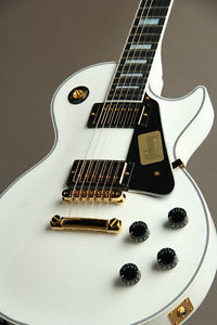 Gibson Custom Shop Custom Collection Les Paul Custom Alpine White New