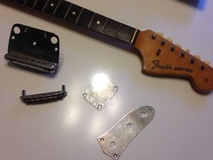 65 Original Finish Fender Mustang neck and parts