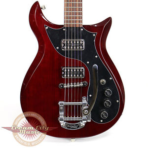 New Gretsch G5135T CVT Corvette Thin Guitar 1965 Style Cherry Red Stain Demo