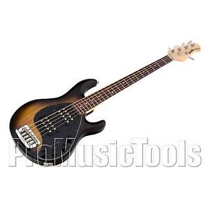 Music Man USA Stingray 5 HH TB - Tobacco Burst RW * NEW (NOS) * musicman bass