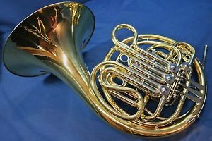 Holton Farkas H-180(Yellow Brass 179) Professional Double French Horn w/Case,Mpc