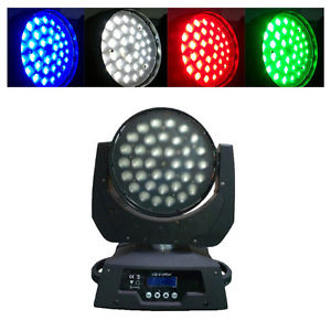 YISCOR 36*10w RGBW 36 LEDs Zoom Moving Head Spot Light DMX stage DJ lighting