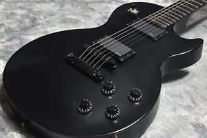 Gibson Les Paul Gothic II EMG Satin Ebony Electric Guitar Free shipping